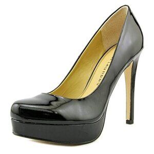 Chinese Laundry Uber Sexy Platform Round Toe Black Patent Leather Stilettoe Heel